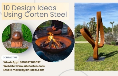 corten steel garden products