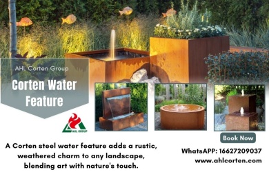 corten steel Water fountains