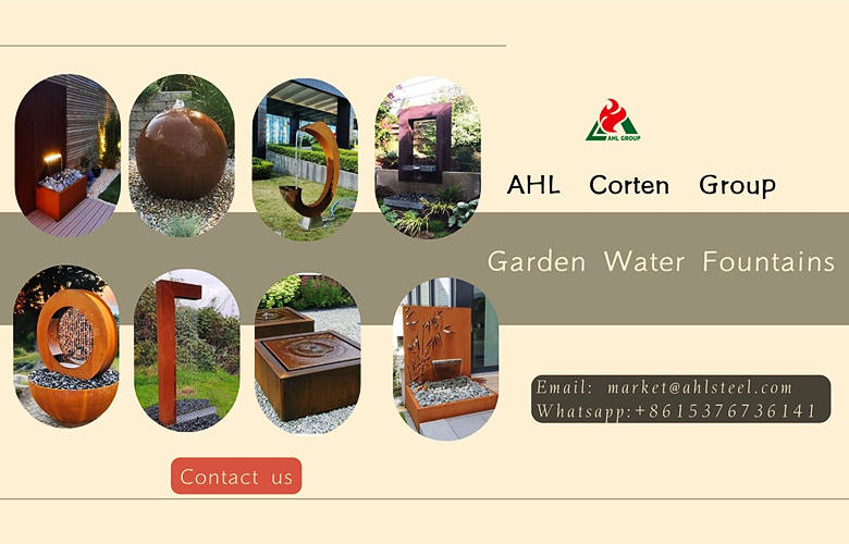 Corten Steel Water Features