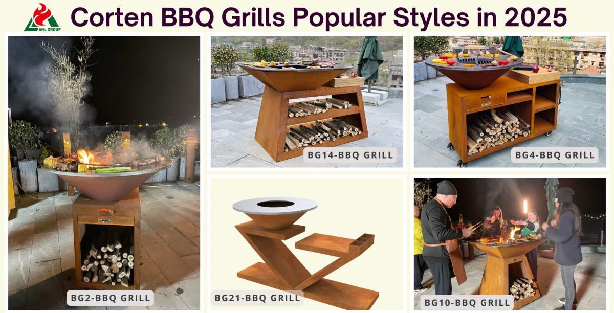 Corten Barbecue Grill On sale Oem Manufacture Agency