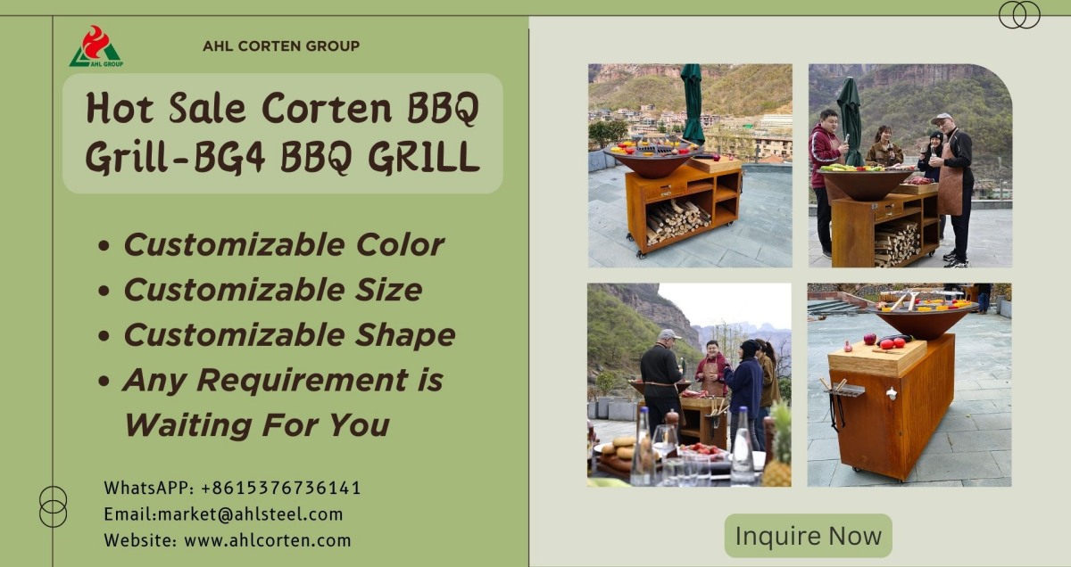 Hot Sale Corten BBQ Grill-BG4 BBQ GRILL