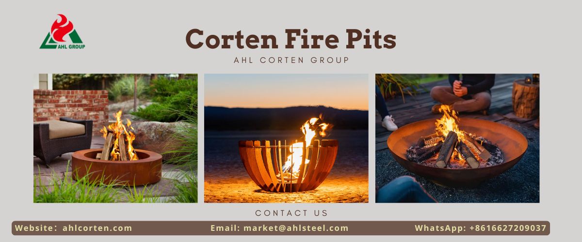 corten fire pits