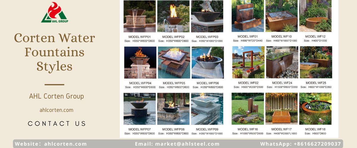 garden water fountains