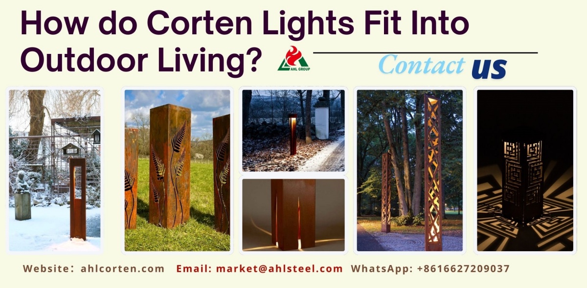 Corten Steel  Lights for sale