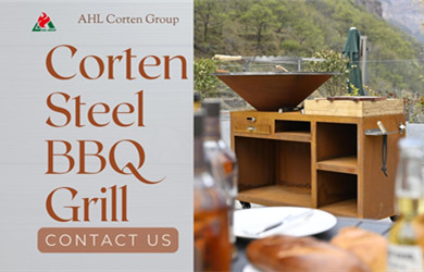 Corten Steel BBQ Grill