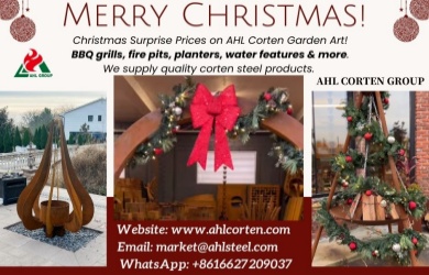 Christmas Surprise Price-AHL Corten Garden Art