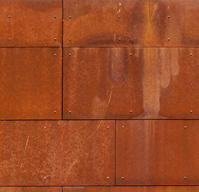 corten steel metal siding