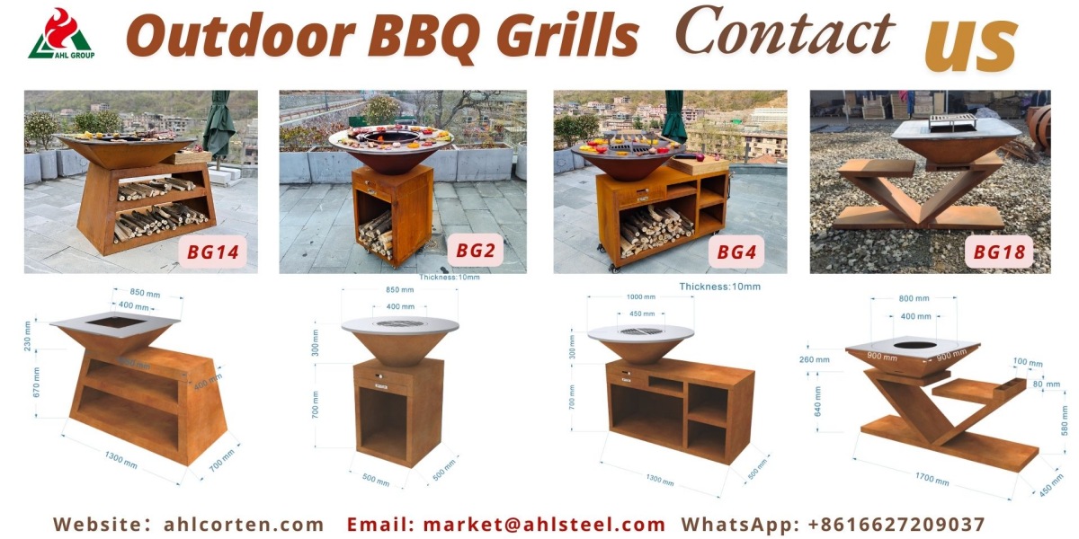 corten bbq grill