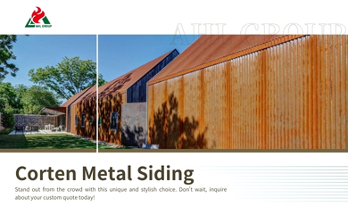 corten steel metal siding