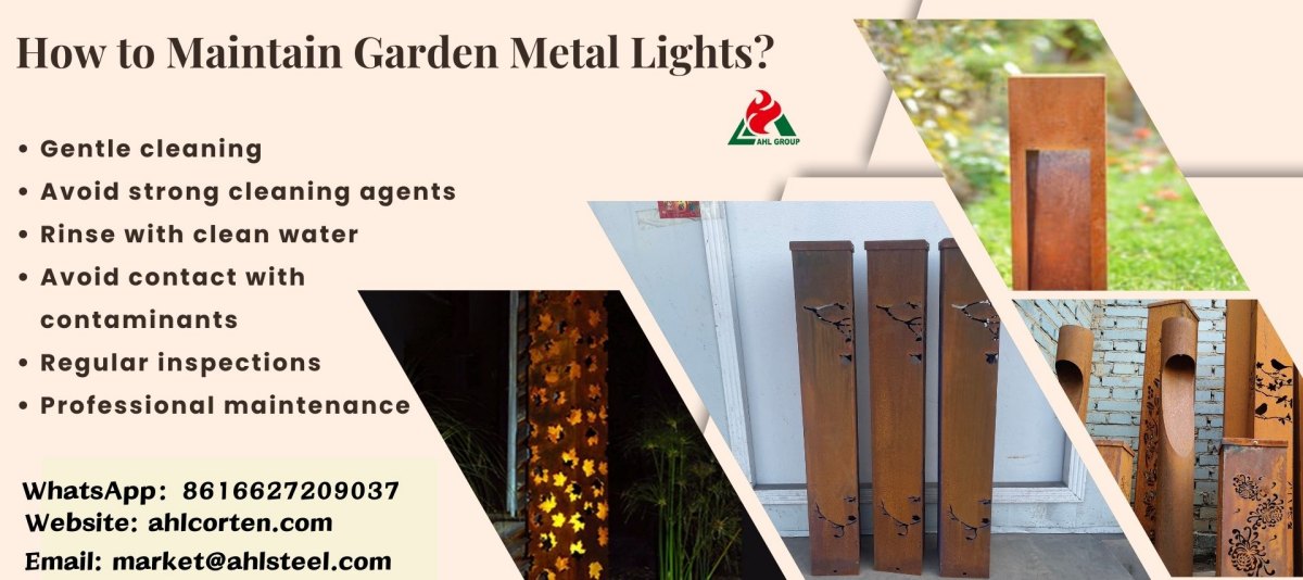 How to Maintain Garden Metal Lights?