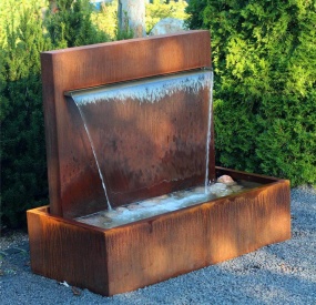 outdoor water feature