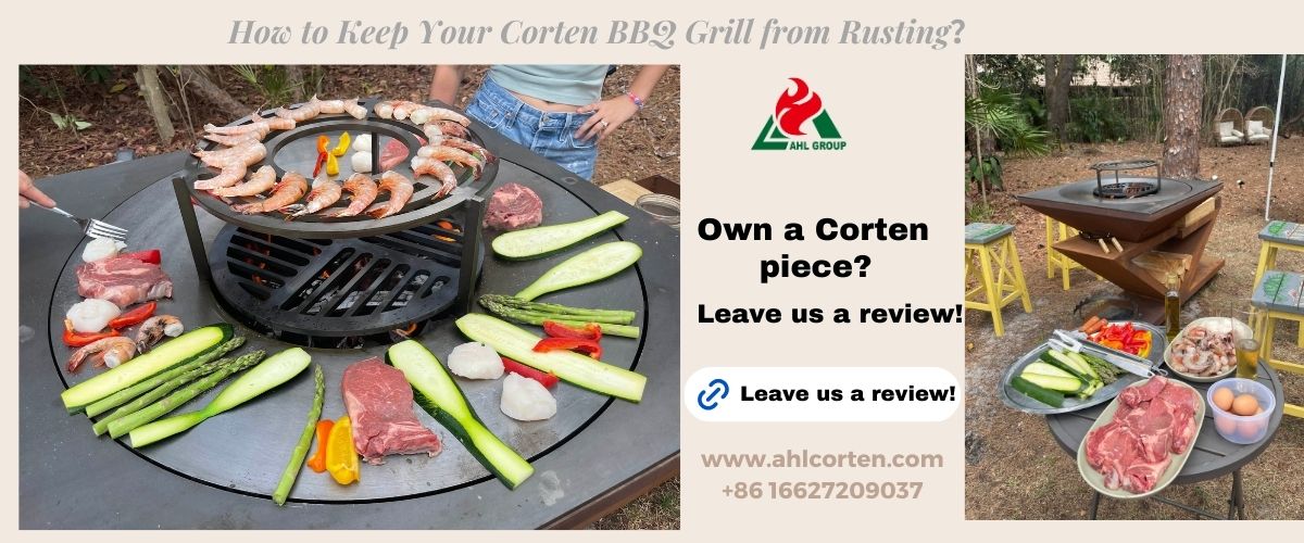 corten bbq grill