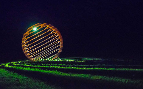 Lighting Sphere Sculpture