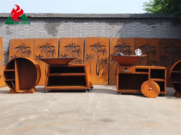 Fashionable corten bbq professional supplier