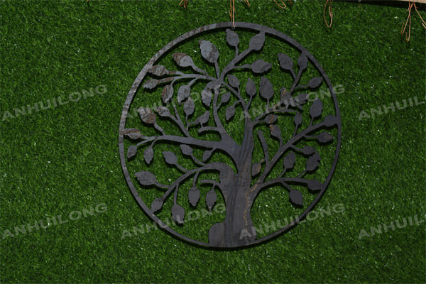 Modern  Laser cut  vintage style maintenance-free  rusty tree art Tabletop Decor For Park Project