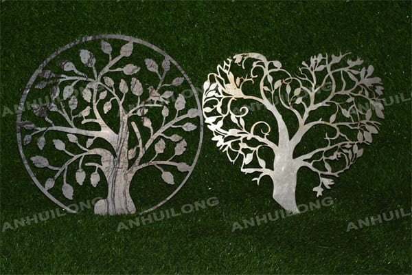 AHL STEEL home and garden decoration use rust style corten steel laser cut wall art for office studio home decoration