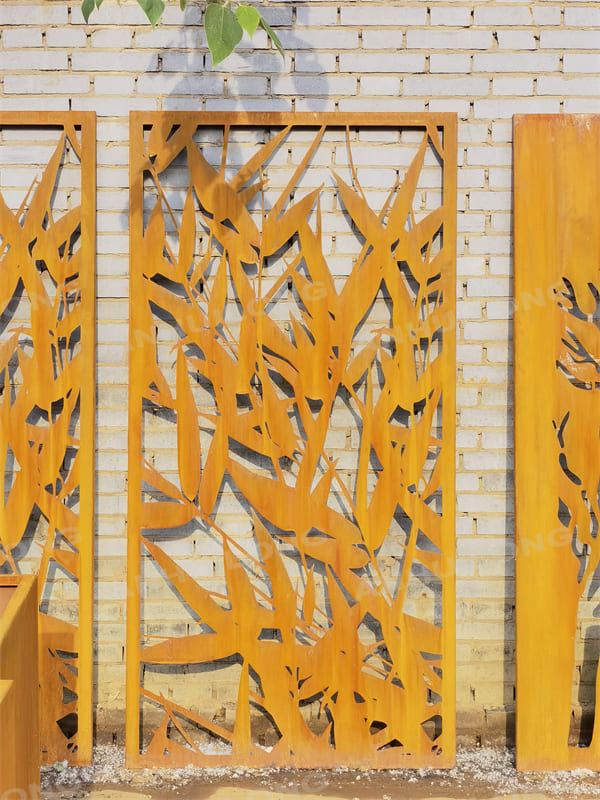 Art Metal Corten Steel Garden Screen Panels Manufacturer