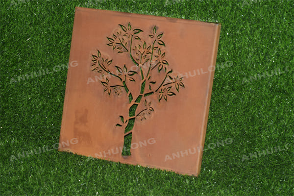 AHL STEEL corten metal laser cutting decoration art