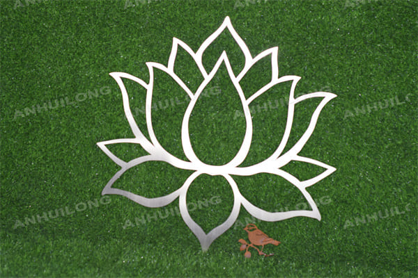 AHL STEEL high quality laser cut rusty garden metal art