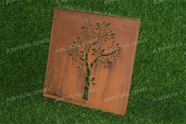 Customized Corten steel Wall Art for Gardening Articles Manufacturer