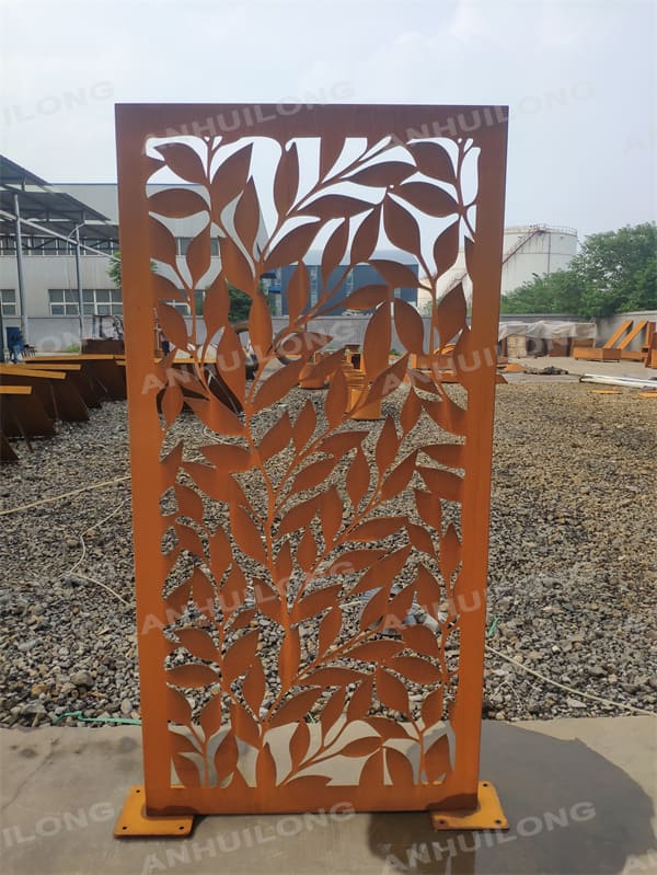 AHL CORTEN STEEL High quality metal garden fence panels