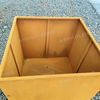 AHL factory specially makes corten steel planter pot