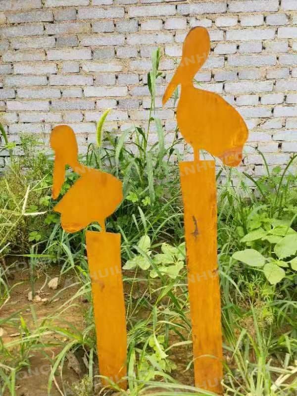 vintage style Corten steel Wall Art For Outdoor Furniture Wholesale