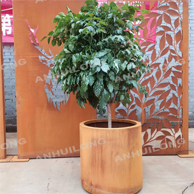 Powerful unique AHL corten steel planter