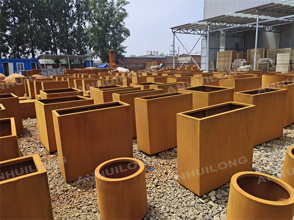 commercial large stock metal planter