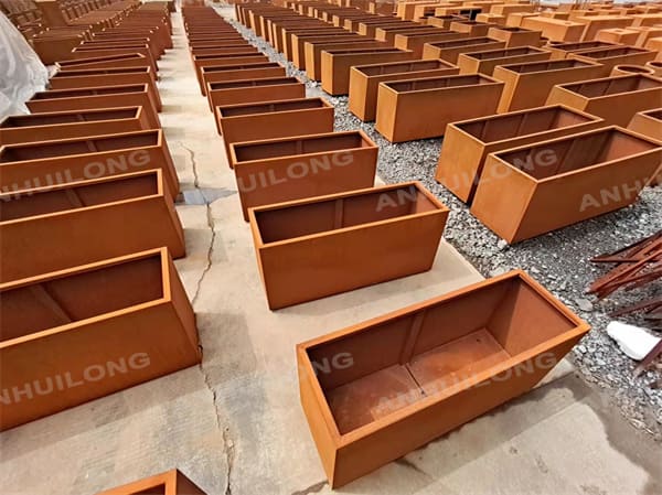 corten steel planters Manufacturer