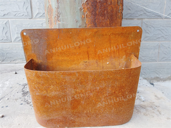 Custom Light Weight Corten Steel Planter Pot For Hanging