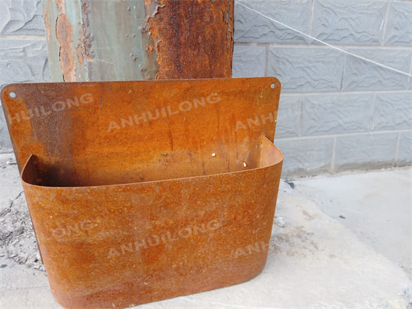 Light Weight Corten Steel Hanging Flower Pot