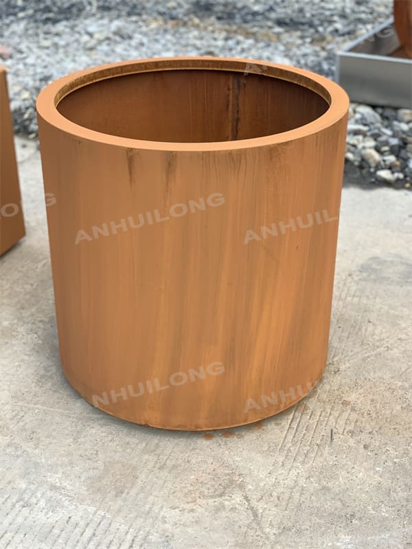 Modern farmhouse rustic design cylindrical planter Wholesale