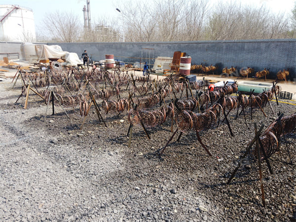 Hand Cut Corten Steel Pendant Wholesale