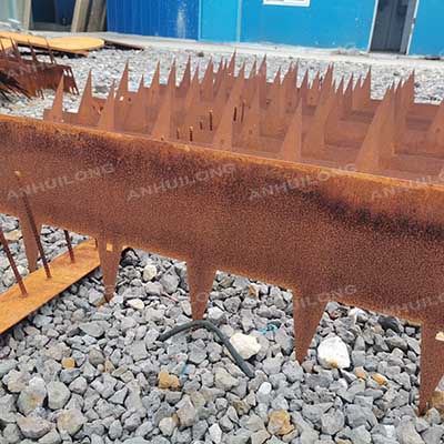 Rust metal corten steel rust garden lawn edging 2.4 m for landscape