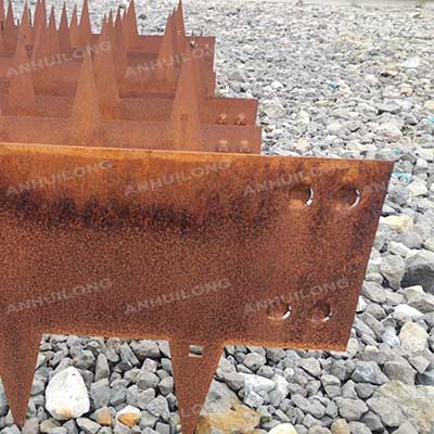 Rust metal corten steel rust garden lawn edging 2.4 m for landscape