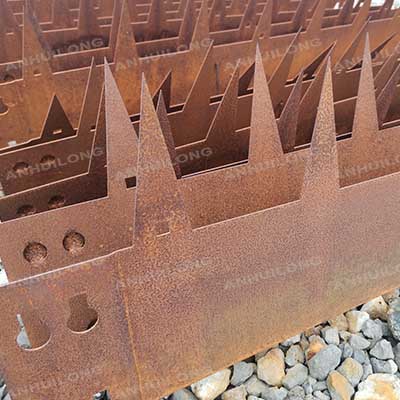 Rust metal corten steel rust garden lawn edging 2.4 m for landscape