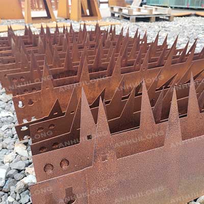 Rust metal corten steel rust garden lawn edging 2.4 m for landscape