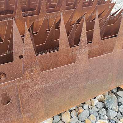 Garden border edging corten steel rusted metal Raised garden grow bed garden edging for landscaping