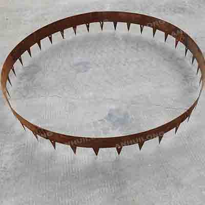 No-Dig Landscape Edging Kit rust metal corten steel garden edging for landscape