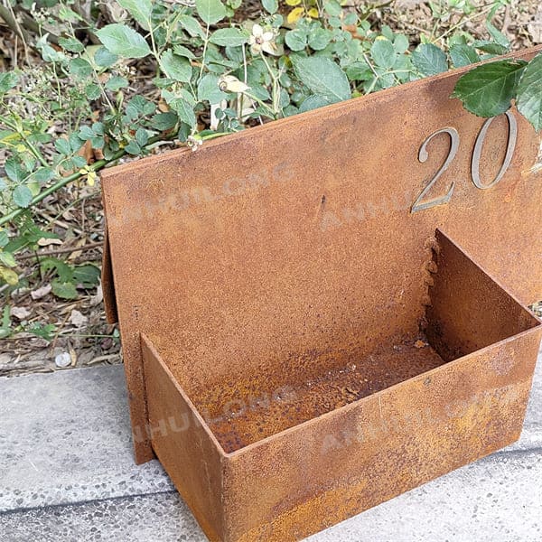 Not Need To Paint And Weatherproof Corten Steel Planter Pot