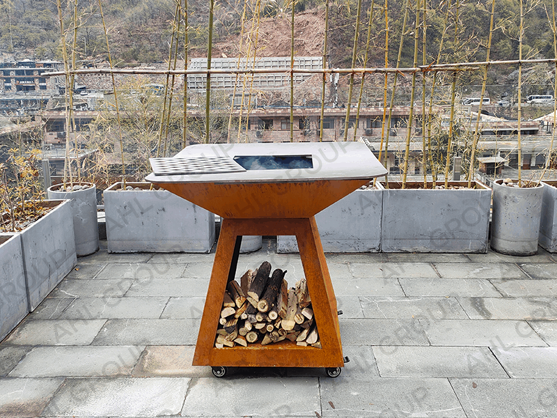 Corten Barbecue Grill For Outdoor Camping Oem Manufacture Traders