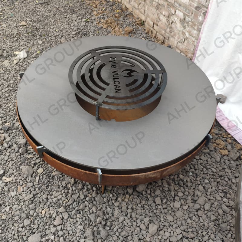 Corten Barbecue Grill For sale With Grill Ring Dealer