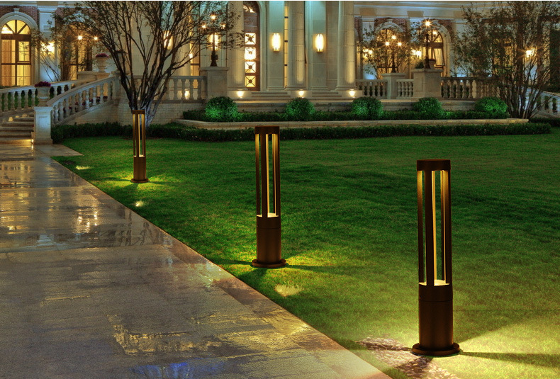 Design decor corten steel garden lighting for park project Wholesale&Manufacturer