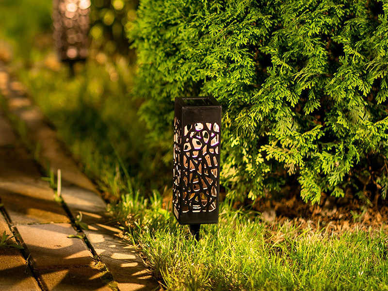 2024 New Design Decor Corten Steel Garden For Sale Steel lighting boxes supplier