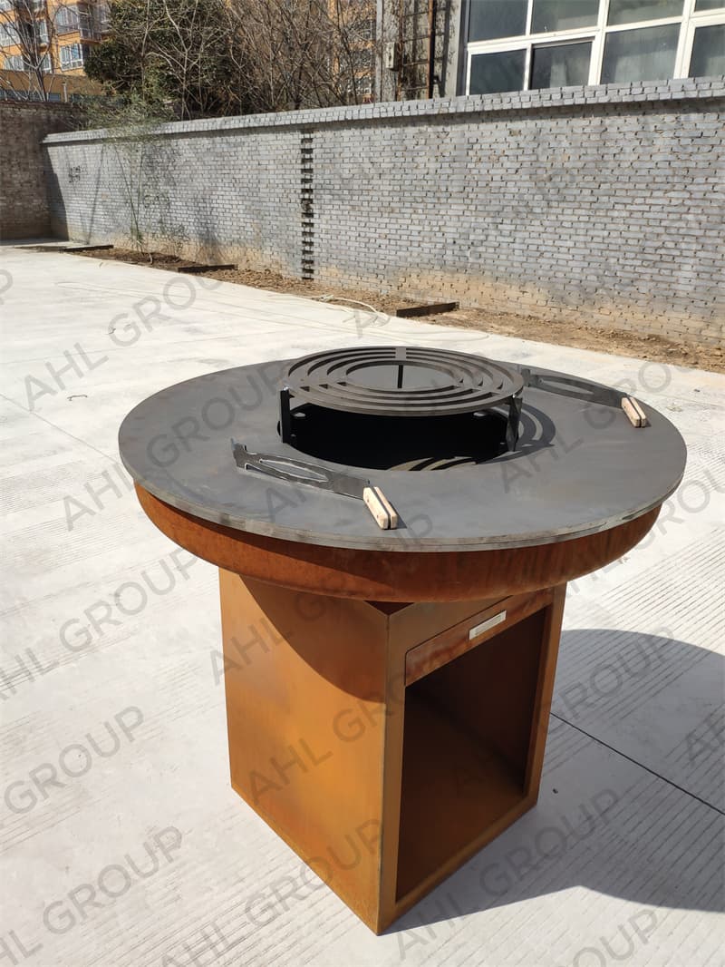 Custom CORTEN BBQ Grill Stove Near Me For Sale