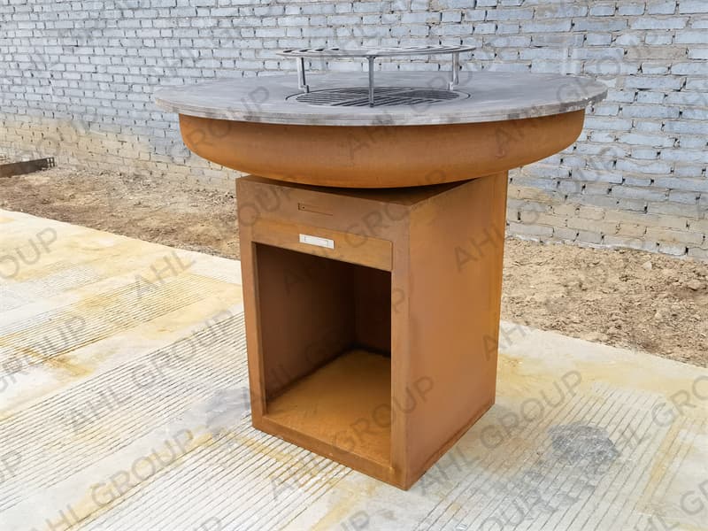 Custom CORTEN BBQ Grill Stove Near Me For Sale