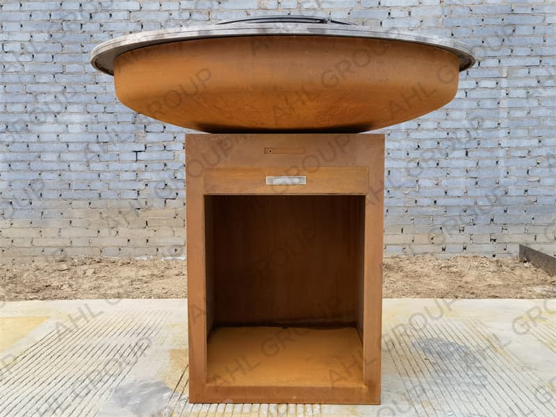 Custom CORTEN BBQ Grill Stove Near Me For Sale