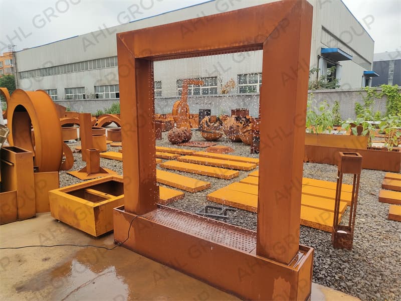 Customized Corten Water Feature Household Retail