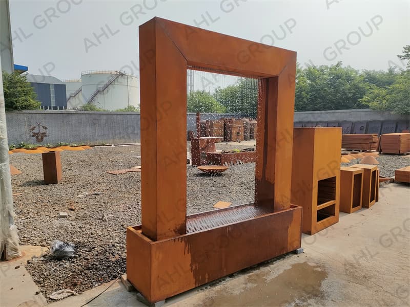 Customized Corten Water Feature Household Retail